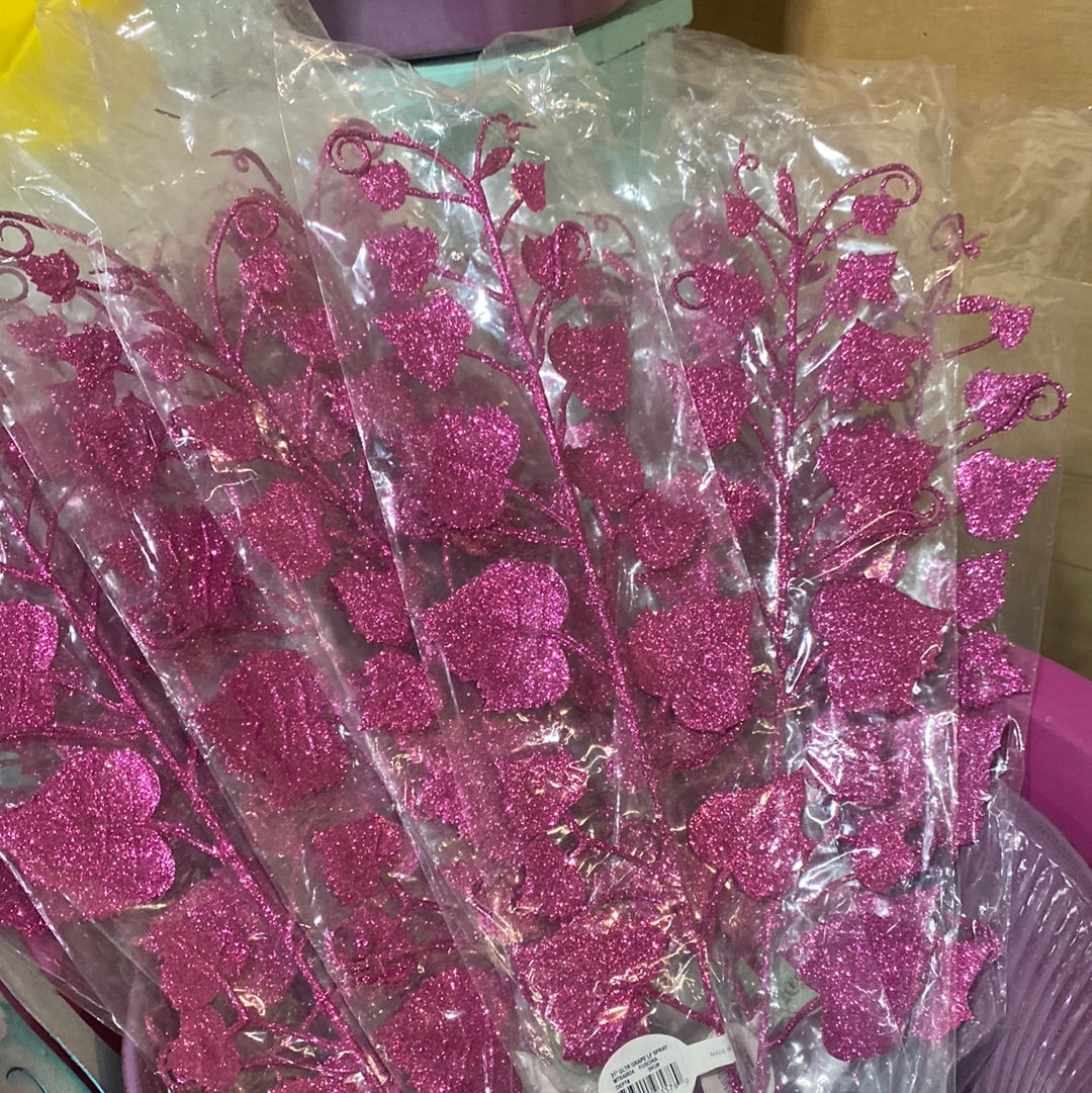 Pick, Fuschia Pink Leaves