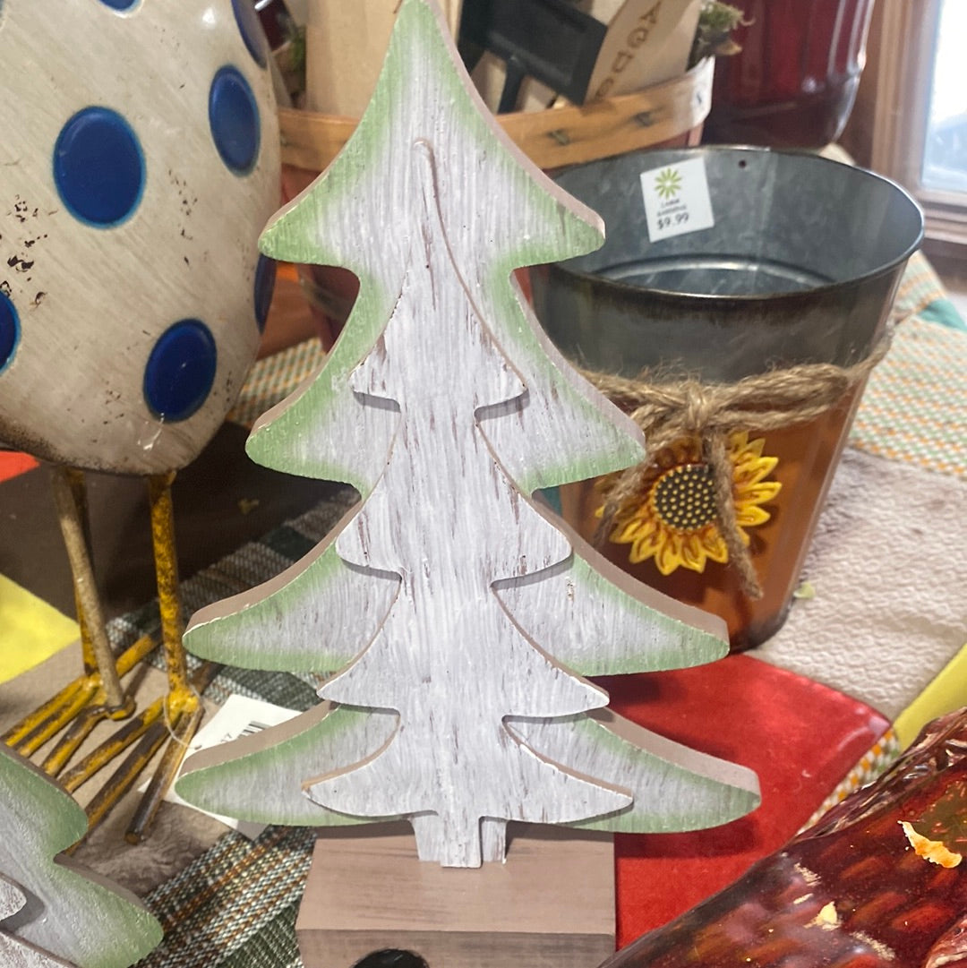 Christmas Tree, White Dimensional