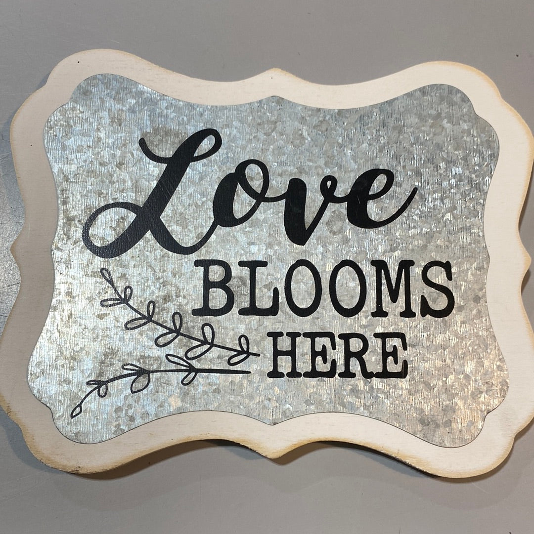 Love blooms here