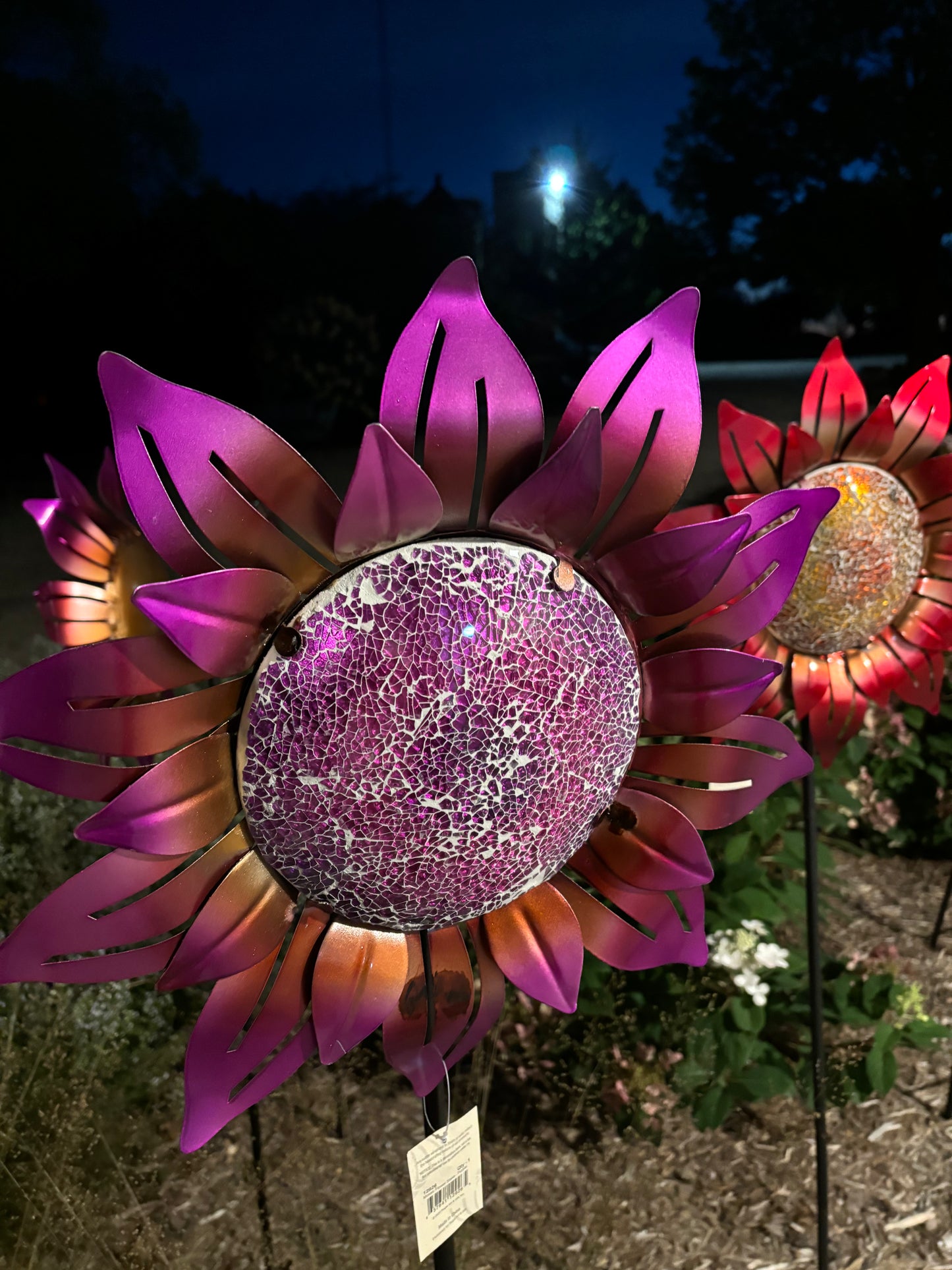 Mosaic Flower Stake 55"