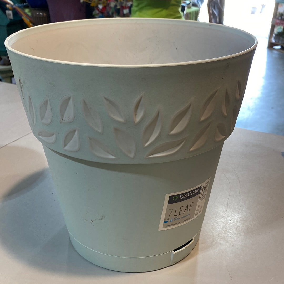 Leaf Planter - blue 9.8"