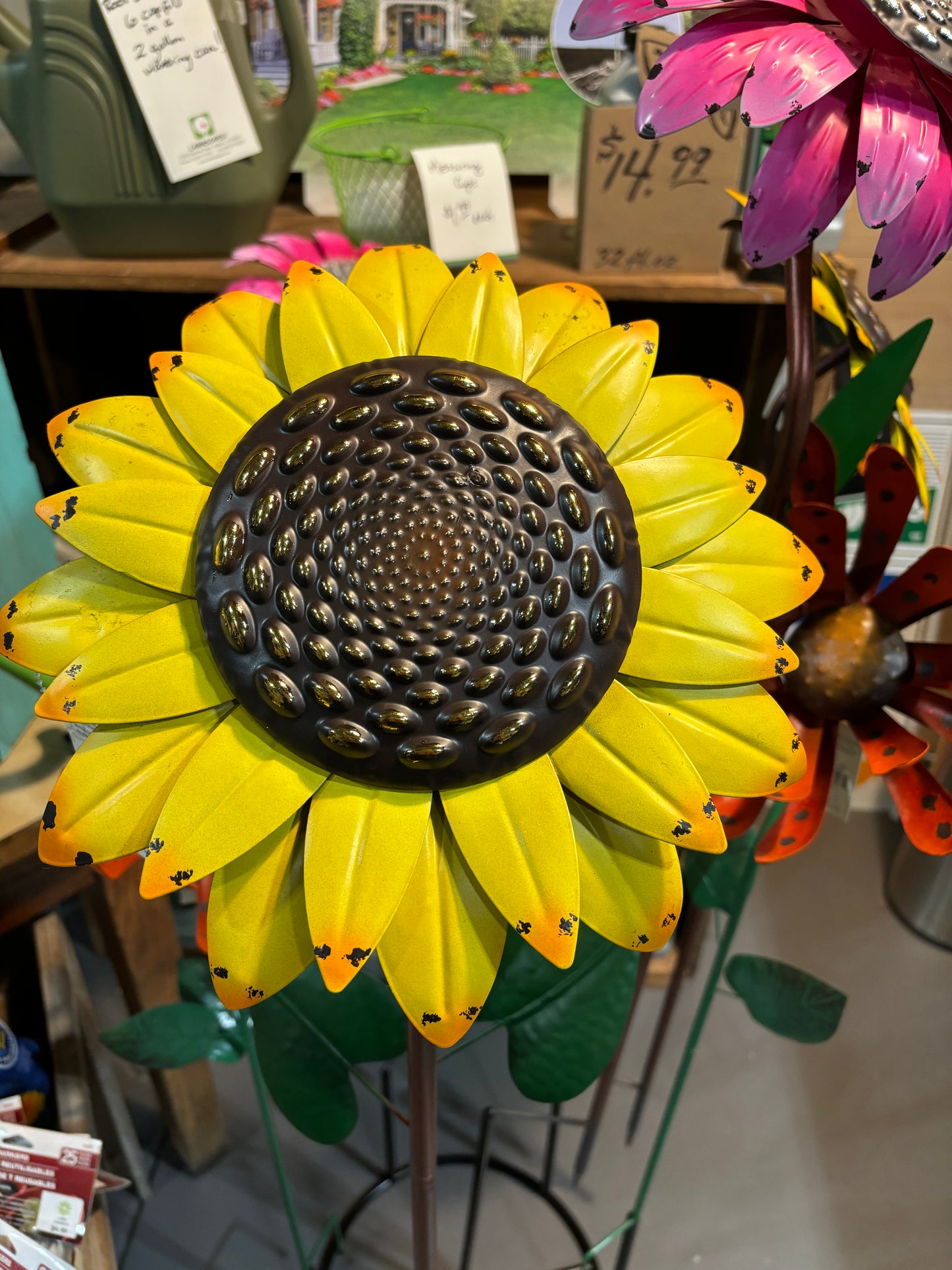 Rustic Flower Stake 36"