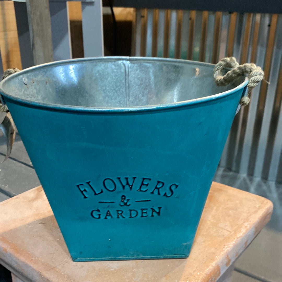 Flowers&Garden Color Planter-10" metal