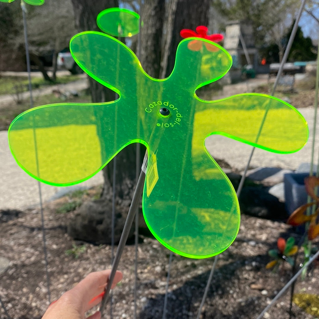 Sun Disk, Flower Green 8"