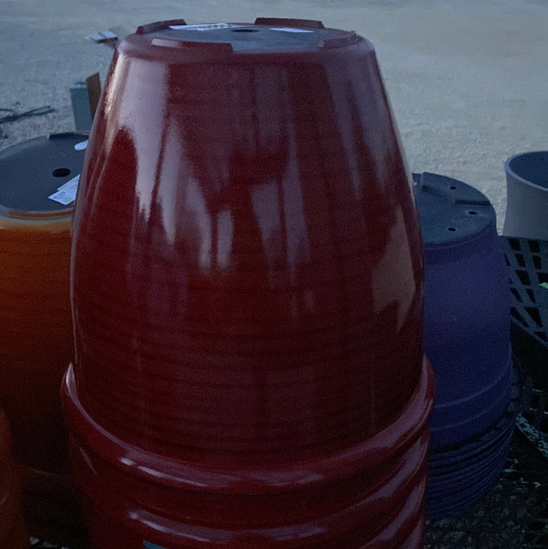Ceramica 12" Planter Red