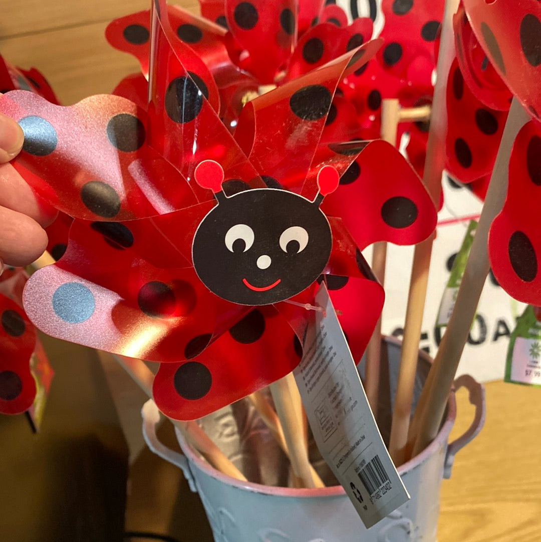 Lady bug pinwheel