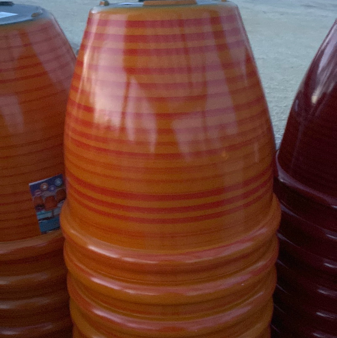 Ceramica 12" Planter Orange
