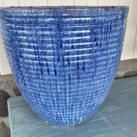 Pottery, light blue 24”
