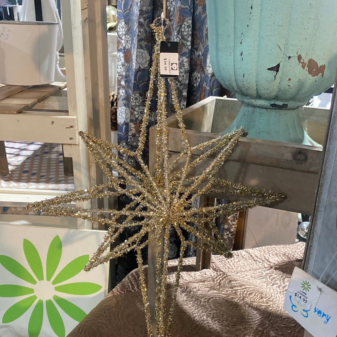 Christmas Star 24” glitter