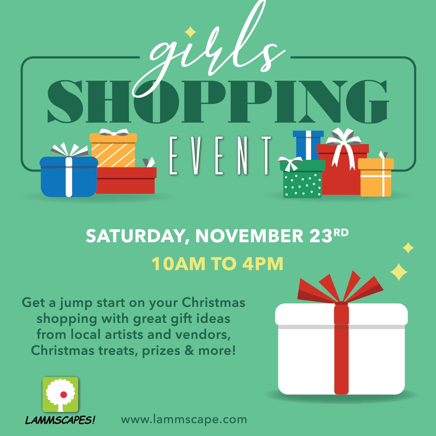 Girls' Christmas Shopping Event - Vendor Registration - inside