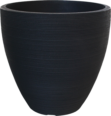 Planter - Linea Ellipse 21" x 21" Lead