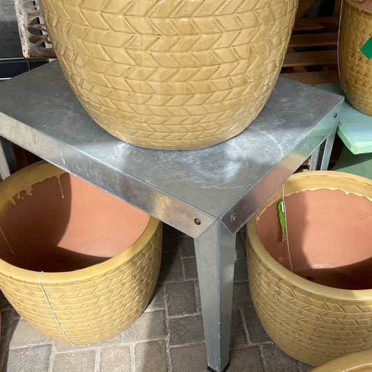 Table, Silver Galvanized Table small