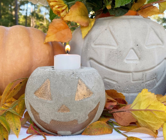 Cement Jack-o-Lantern Workshop