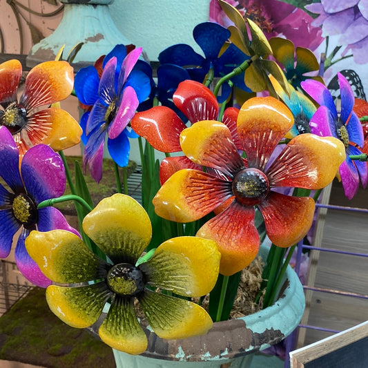 Small Flowers Stake - 23"