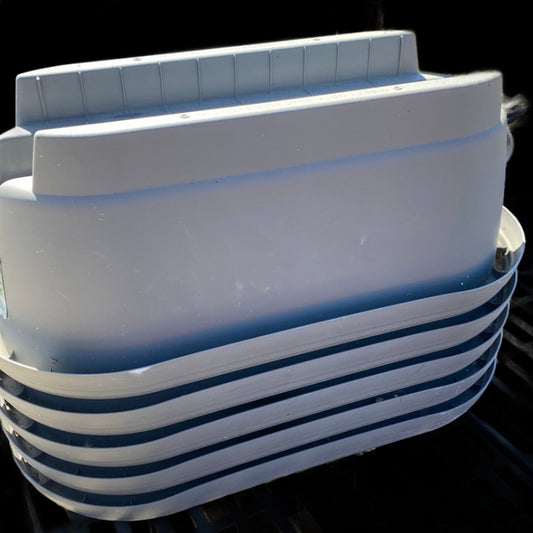 Planter, Deck Rail - Gray 24"