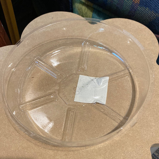 Plastic Saucer 6”