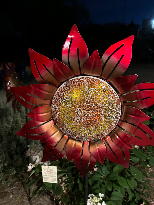 Mosaic Flower Stake 55"