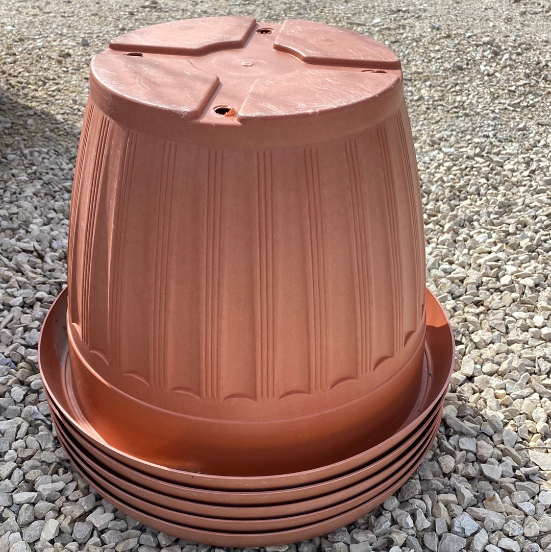 Planter, Terra cotta plastic