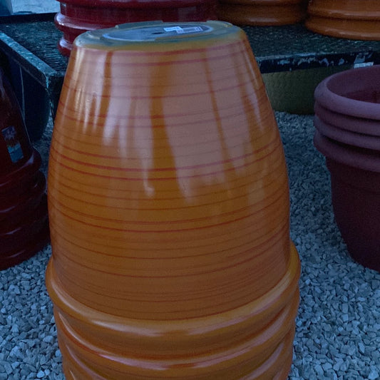 Ceramica 19" Planter Orange