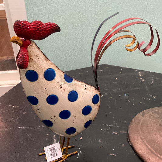Chicken / Owl Standing - Metal Garden Art