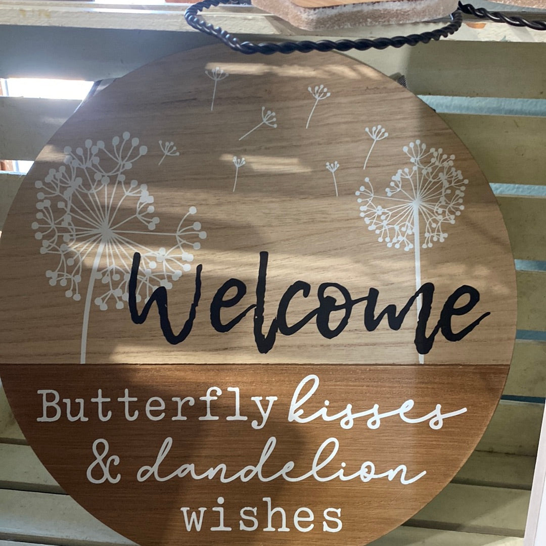 Dandelion Wall Plaque-wood