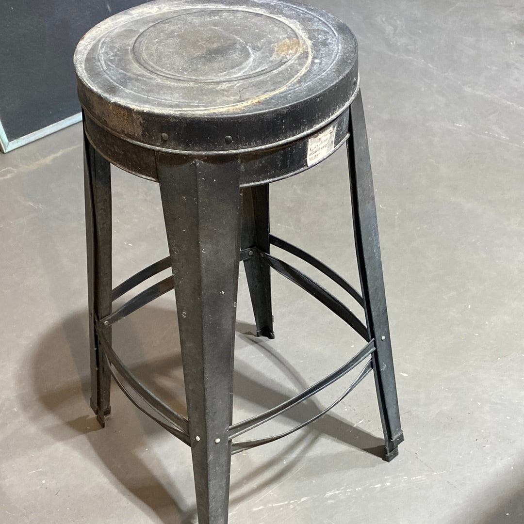 Stool - Galvanized metal