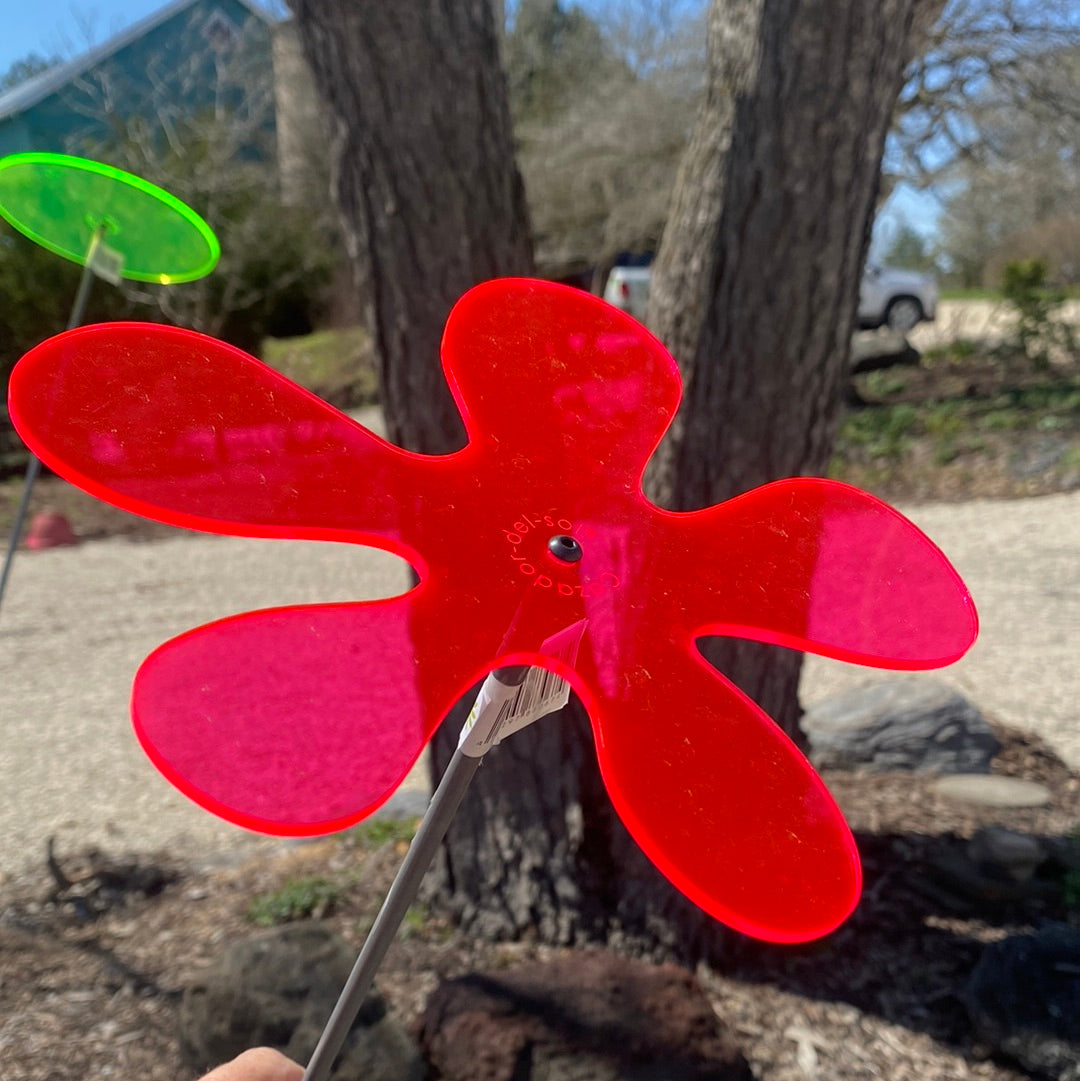 Sun Disk, Flower Red 8"