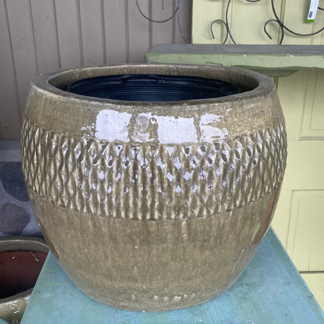 Pottery, Round Green