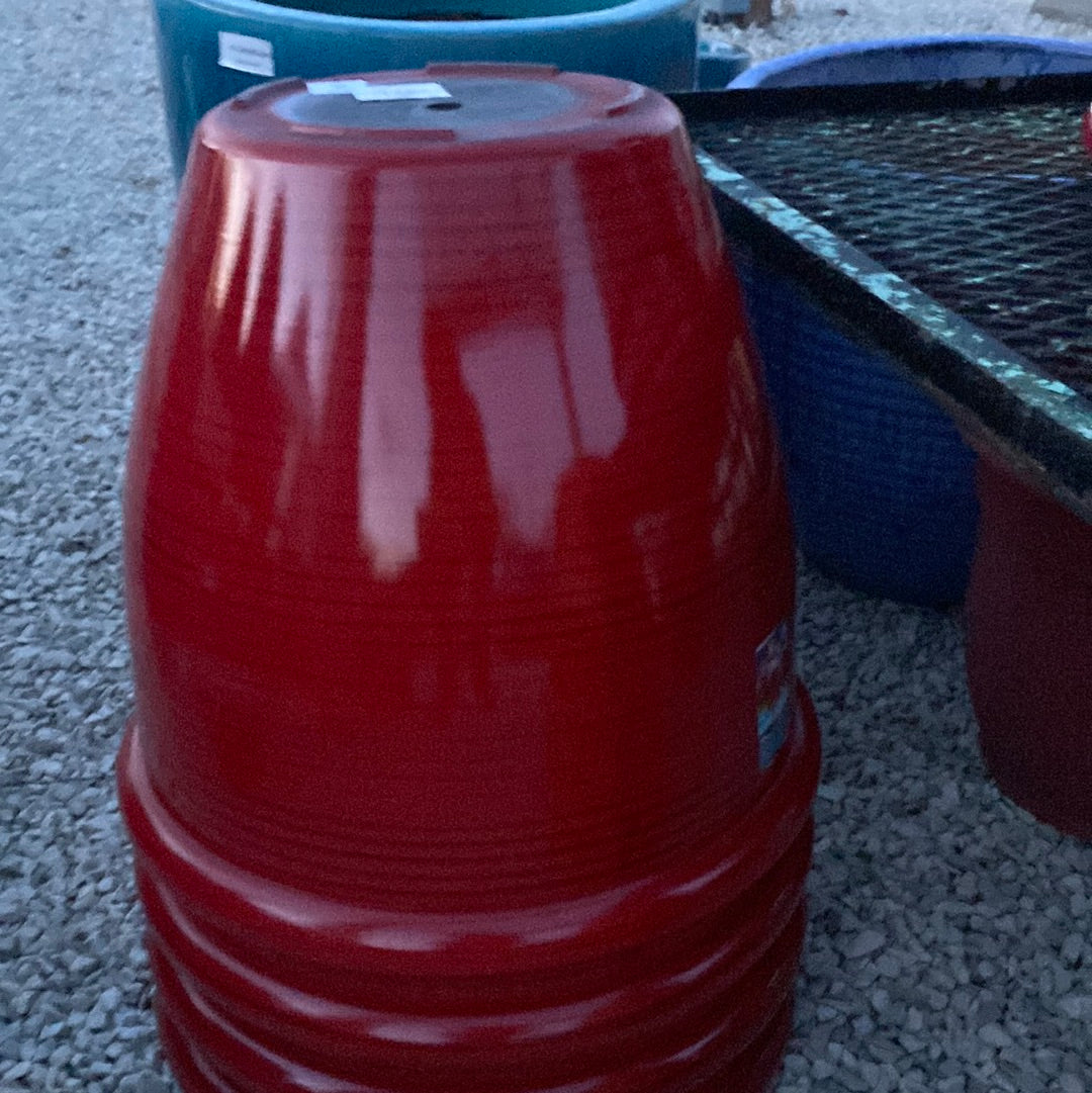 Ceramica 19" Planter Red