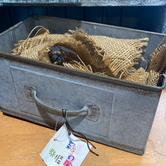 Metal Drawer Planter - Small-9"