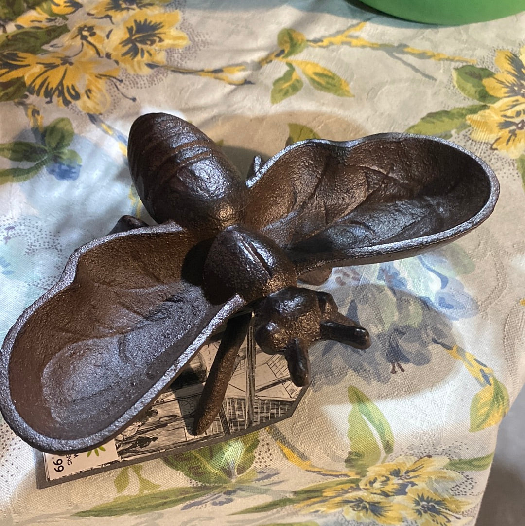 Bee Feeding Bowl, cast Iron