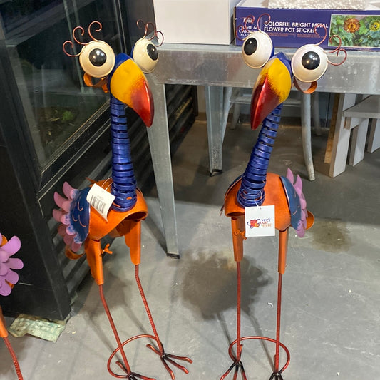 Metal Bird, Big Eyes 32" tall