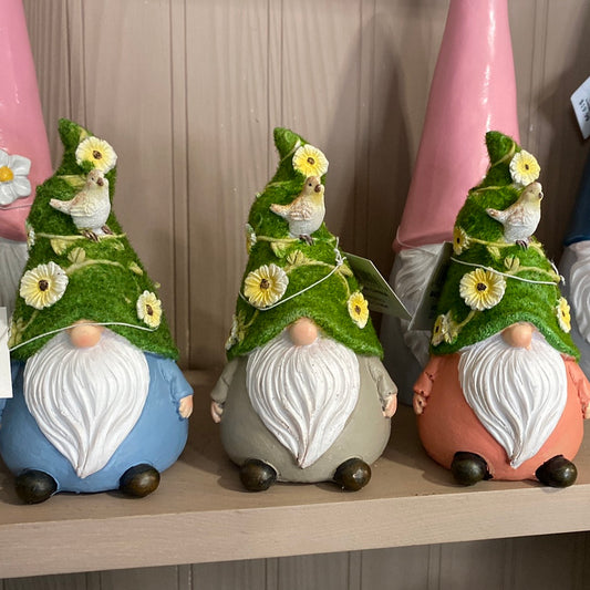 Gnome - moss hats-resin : 5.5"