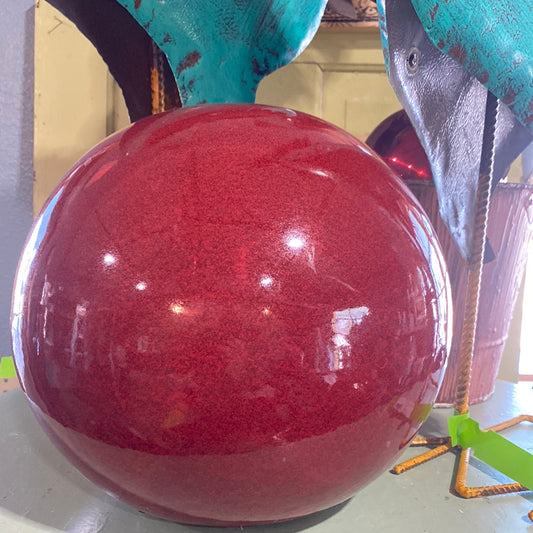 Pottery Ball - Red 12"